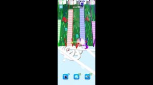 в этой игре надо собирать комочки из снега.