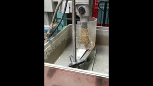 Испытание буровой коронки в лабораторных условиях.