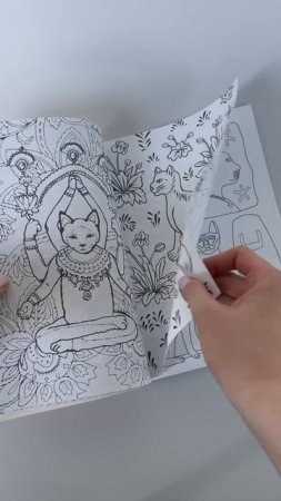 Кототерапия. Раскраска-антистресс для творчества и вдохновения