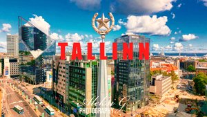 Таллинн, "Кремль" - жилой комплекс завода "Двигатель", 1951-1956 гг. Видео с дрона #сталинизм