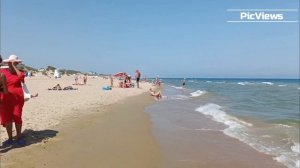 Анапа пляж Витязево сегодня 28 июля 2025. Море, погода в Анапе сейчас. Есть ли мазут на пляжах Анапы