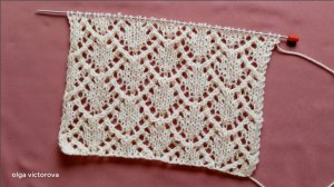 495 АЖУРНЫЙ УЗОР СПИЦАМИ Вязание Узоры спицами
