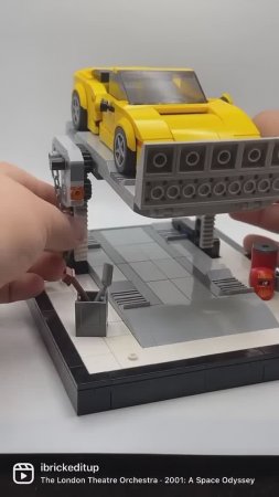 Lego Двух уровневая парковка или подъёмник для СТО лего