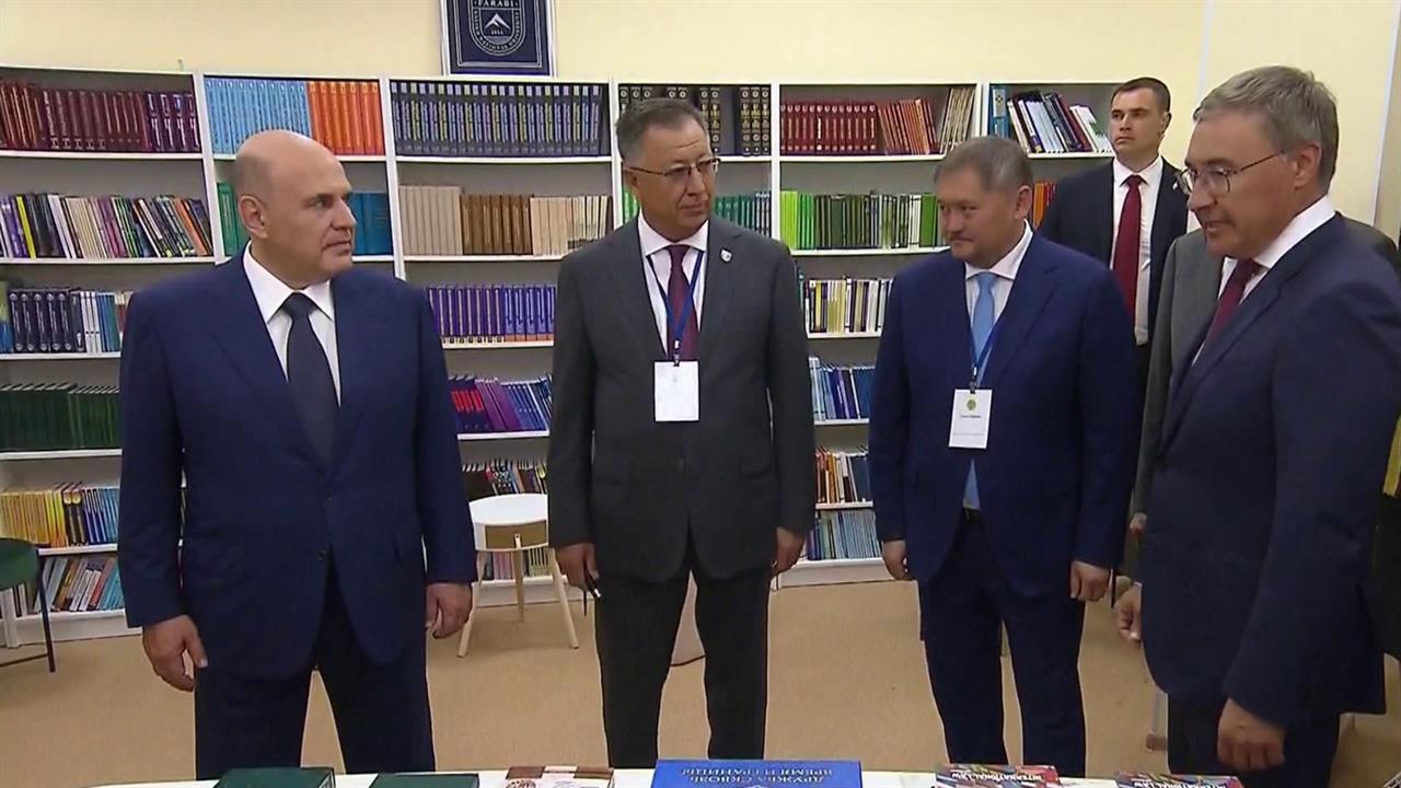 Михаил Мишустин находится с рабочей поездкой в Омской области