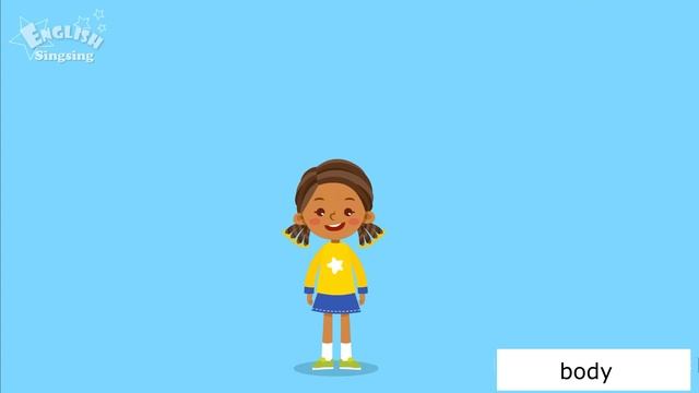 My body - мое тело , head, hair, nose, eyes, ears, mouth, teeth смотреть онлайн