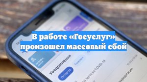В работе «Госуслуг» произошел массовый сбой