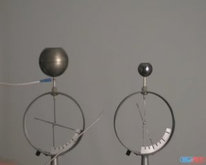 Физика. Опыты. Распределение заряда по поверхности проводника