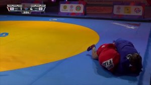 ARTOSHINA (FIAS 1) vs KANDRATSYEVA (FIAS 2). World SAMBO Championships Astana 2024