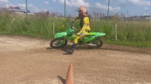 Школа мотокросса ZRT Тренировка поворотов