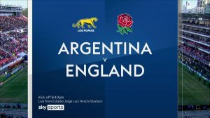 12.07.2025 | Summer International Test Match  | Argentina - England | Аргентина - Англия