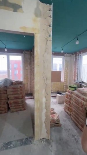 Механизированная штукатурка стен в ЖК Испанские кварталы 2 |  Новостройка площадью 100 м²