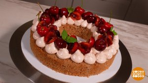 Готовим летний торт с вишней. Доброе утро. Фрагмент выпуска от 28.07.2025