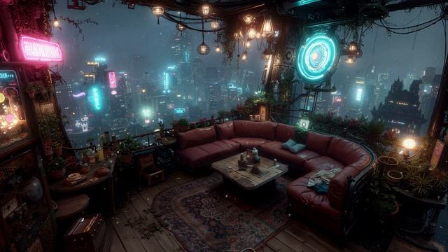 🤖 Blade Runner Inspired Ambiance ｜ A Walk Through Cybernetic Alleyways #NeoTokyo #FutureCities-(108