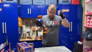 Ленточная шлифмашина и Аккумуляторная виброприсоска WADFOW