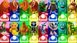 МЕГАМИКС БУРБАЛОНИ ЛУЛИЛОЛИ 🆚 ГЛОРБО ФРУТОДРИЛО 🆚 ДРУГИЕ БРЕЙНРОТ МЕМЫ | Tiles Hop №41-44