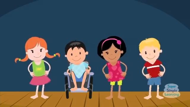 Head Shoulders Knees Toes Sing It Follow Along