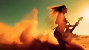 Hard Rock Music desert fire _ AI Short Cinematic Clip _ Burning Metal (Official Music Video)