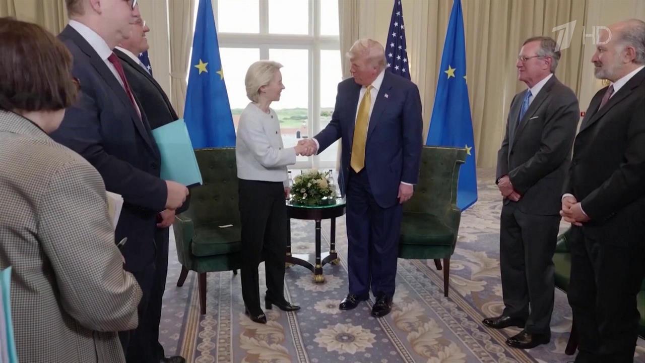 По обе стороны Атлантики комментируют торговую сделку США и Евросоюза