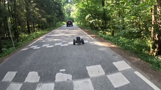 Traxxas X-maxx vs моноколеса