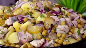 Настоящий Закусочный салат Всех Мужчин, который мы съедаем за Секунду! На столе не остается ни Капли