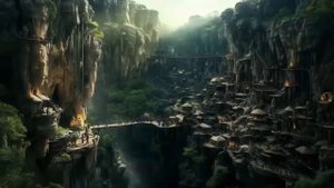 .Эпическая музыка с племенной перкуссией, этническим вокалом и тяжелыми гитарами.