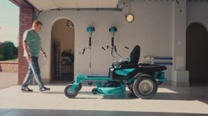 Садовый райдер Steviman ZR-107 HQ с нулевым радиусом разворота