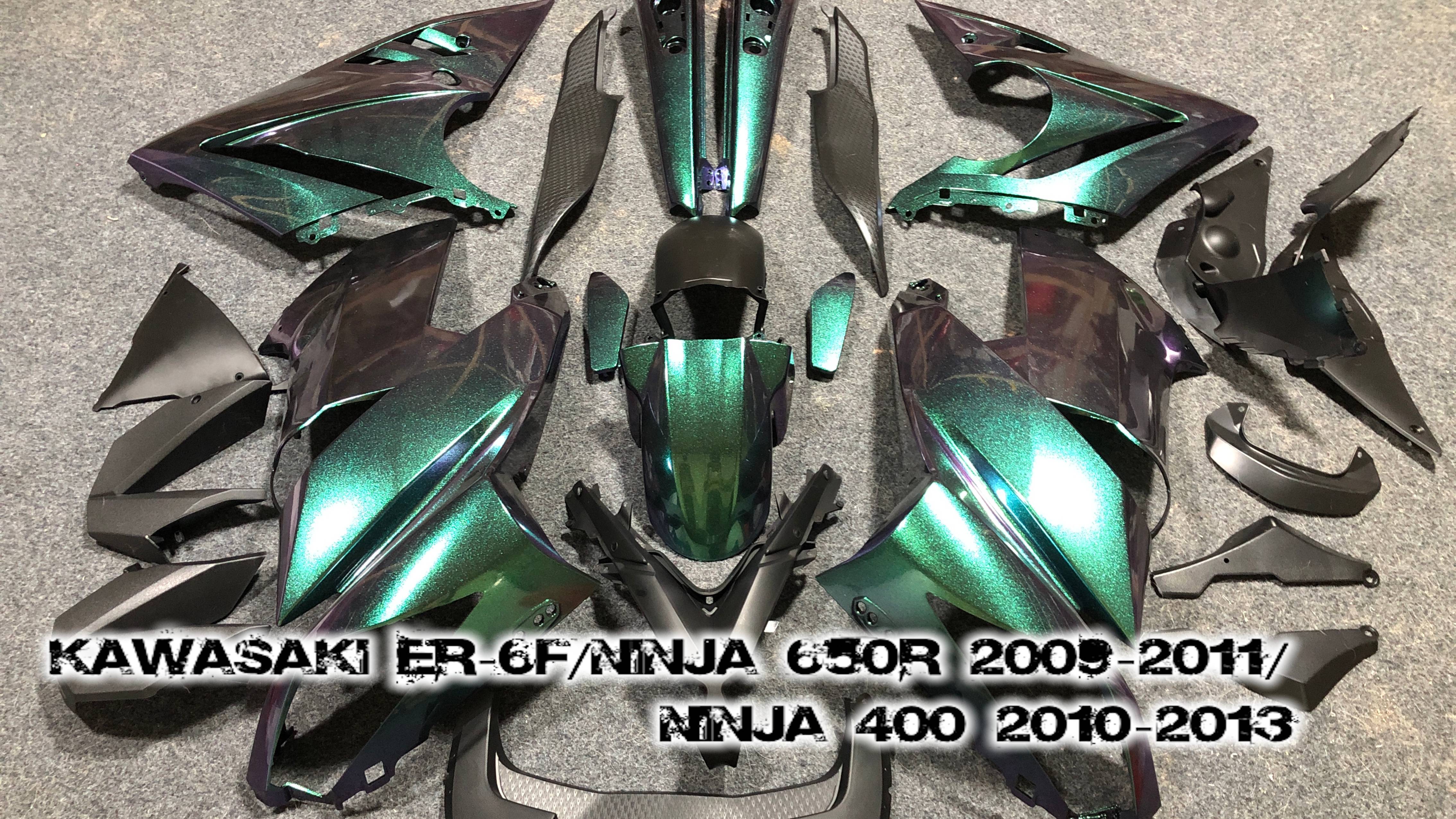 Kawasaki ER-6F/Ninja 650R 2009-2011/Ninja 400 2010-2013 ||| мотопластик.рф