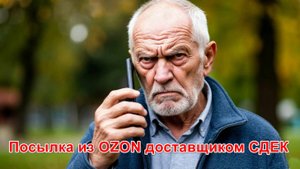 Посылка из OZON доставщиком СДЕК