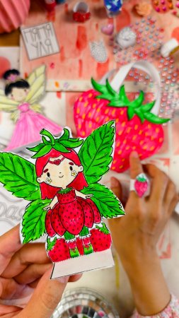 Игрушка феечка своими руками 🥰 по шаблону из журнала поделок "Добрая рассылка няни Ули"Выпуск 36 👩