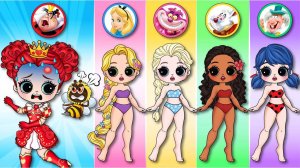 Эльза против Анны, которая лучше всех выглядит в экстремальном макияже Frozen! Мода на бумажных куко