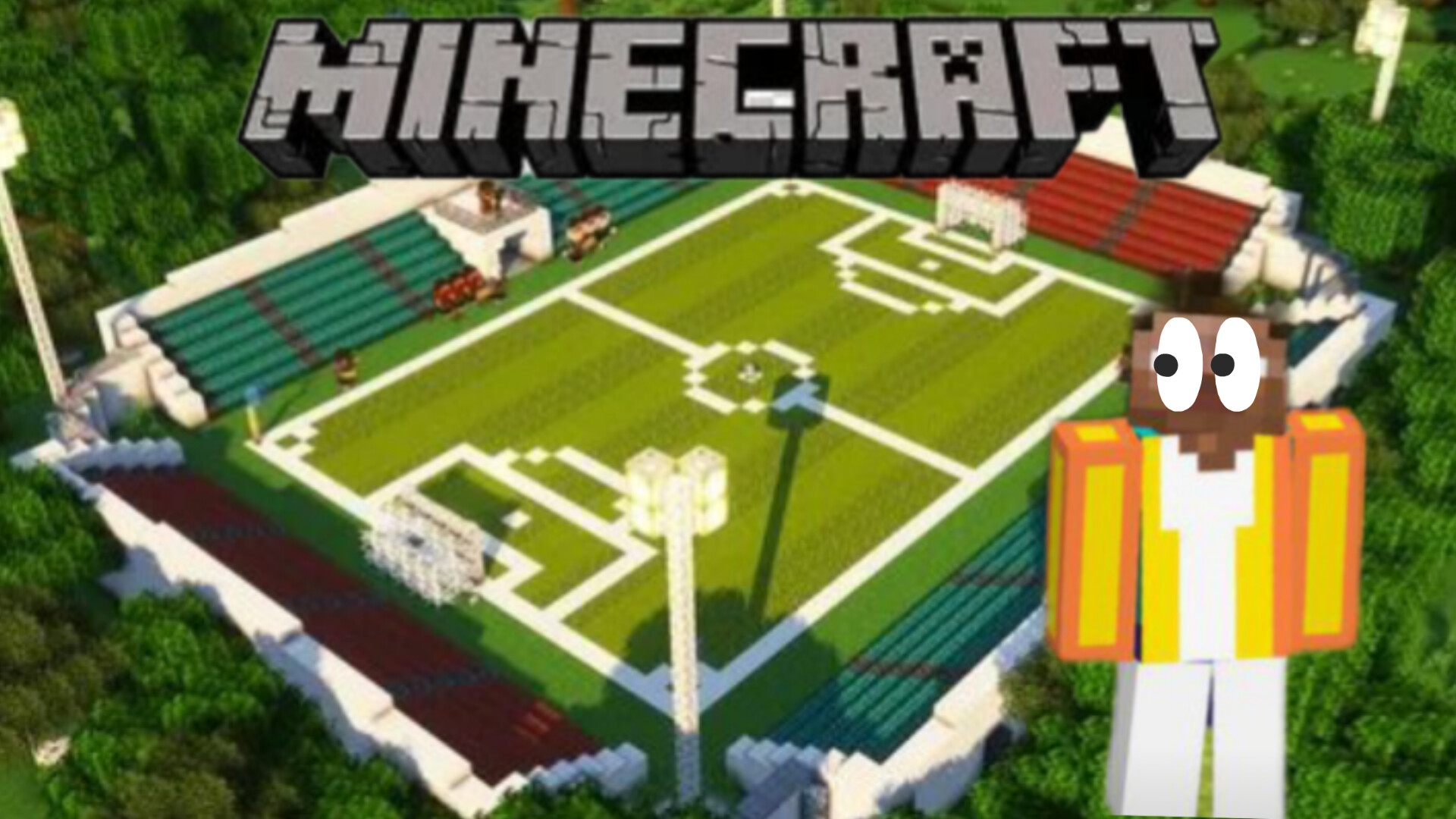 Я построил футбольное поле в «Майнкрафте» смотреть онлайн
