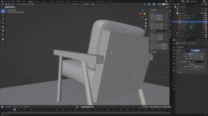 559100-09 - 3D Model - Wooden Legs - Create furniture in blender