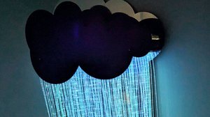Фиброоптический модуль Тучка настенный - визуальная релаксация | для темных сенсорных комнат |