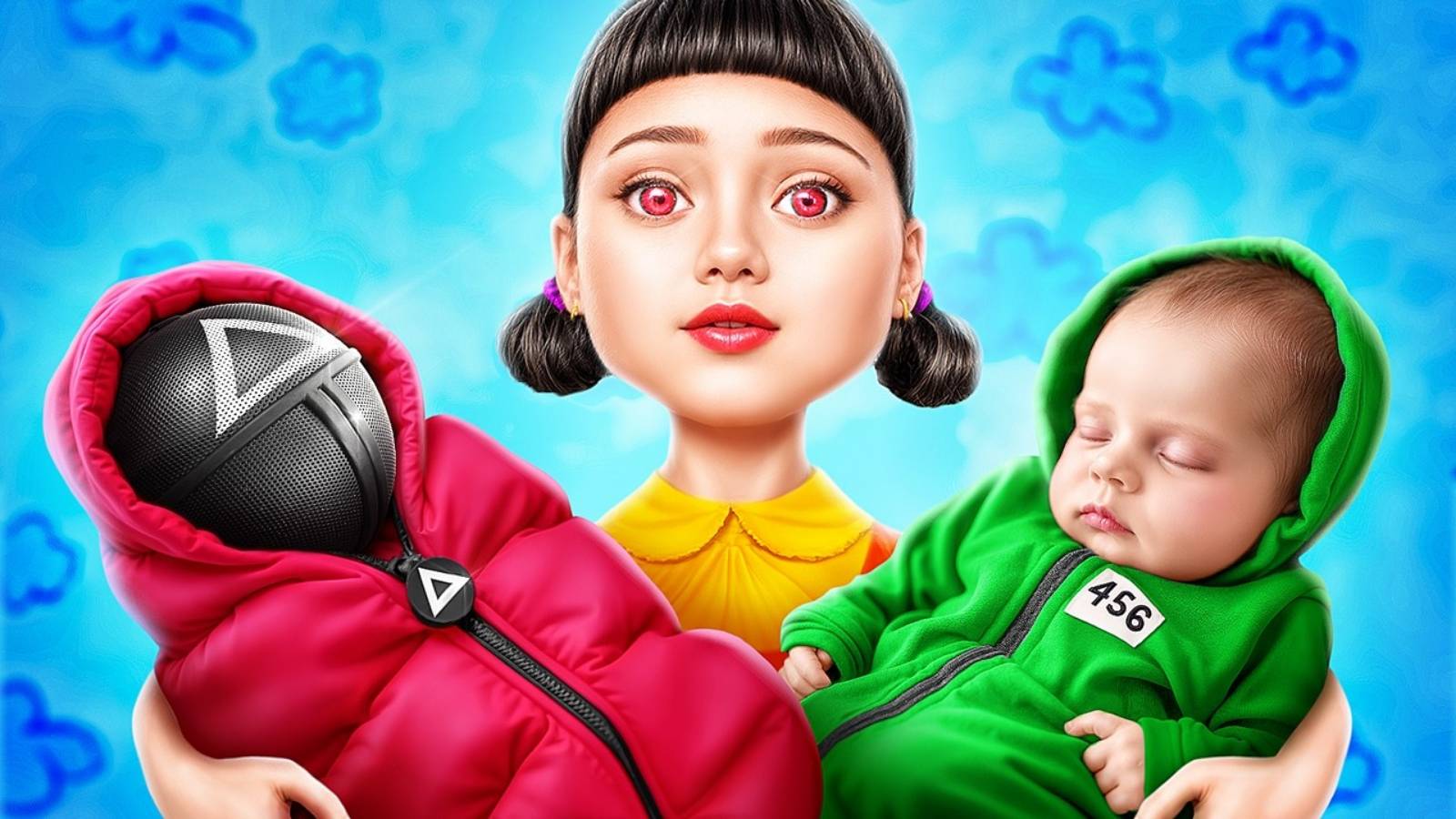 SGD vs ДЕТИ   Кринж Лайфхаки и Смешные Пранки от Семьи с Игры в Кальмара смотреть онлайн