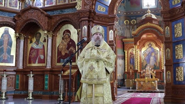 Проповедь митрополита Леонтия в Благовещенском соборе смотреть онлайн