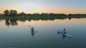 Встреча заката на сапах