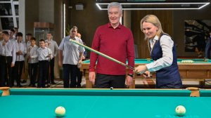 Собянин открыл Дом русского бильярда в клубе фабрики "Свобода"