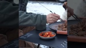 Автокемпинг путешествие на машине с палаткой зимой зимний туризм