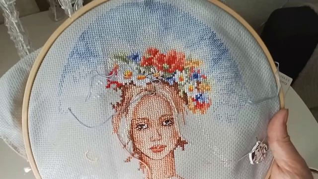 Процессы вышивальные  в работе