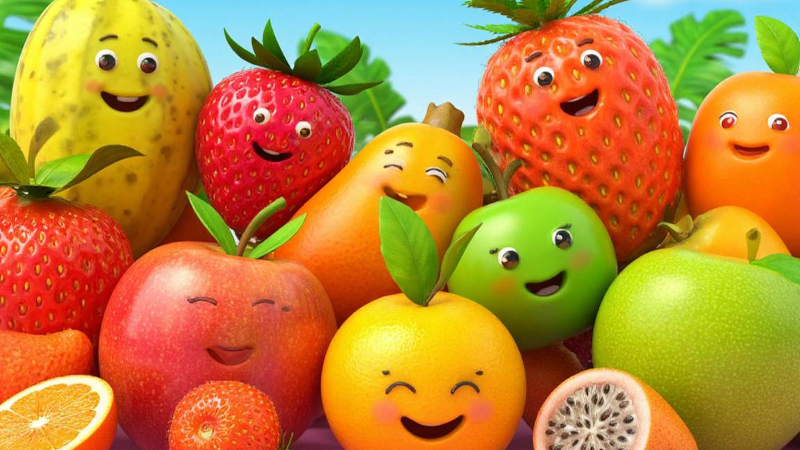 Детская сенсорная коллекция Funky Fruits, успокаивающая анимация, Танцевальная музыка смотреть онлайн