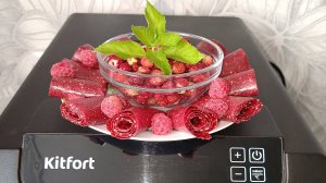 Пастила из малины и лесной клубники в сушилке Kitfort