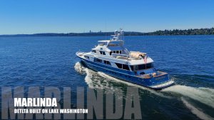 🚤 Полюбуйтесь роскошной яхтой M/Y Marlinda с высоты птичьего полёта!