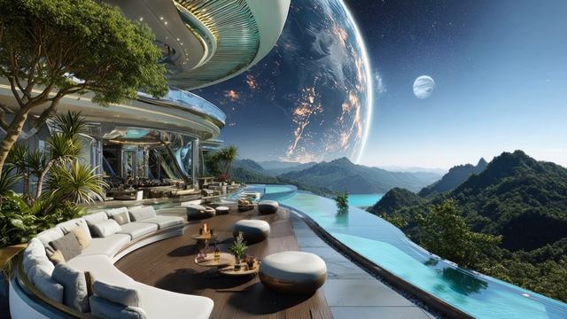 Isometry： Relaxing Ambient Sci Fi Space Music 🎧✨[4K] for Cosmic Nomads (Binaural Beats 3Hz)-(1080p2