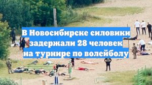 В Новосибирске силовики задержали 28 человек на турнире по волейболу