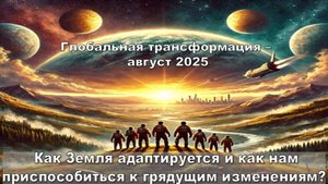 Глобальная трансформация - август 2025: Как Земля адаптируется и как нам приспособиться к Переходу