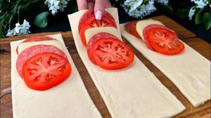 ТОП-3 гениальных перекуса из слоёного теста — быстро, дёшево и вкусно! ВКУСНЯТИНА ИЗ СЛОЕНОГО ТЕСТА