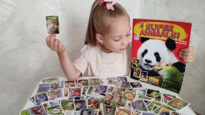 Все НАКЛЕЙКИ ❤️ Заполняем альбом Super Animals от Панини.