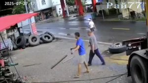 Взрыв грузового баллона