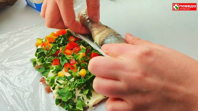 Приготовим закуску из сельди с плавленым сыром?Это очень вкусно!