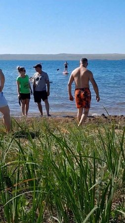 Мы отдыхаем на озере Белё.